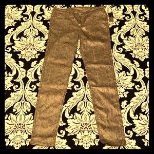 NWT Bisou Bisou Snake-print Jean/pant, Sz 4!